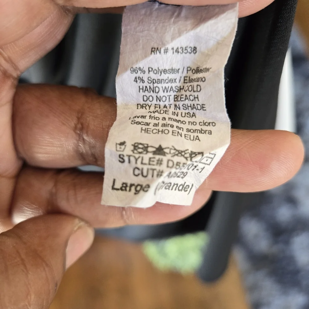 LIX Black/White Elegant Dress Sz Lg - Picture 6 of 6